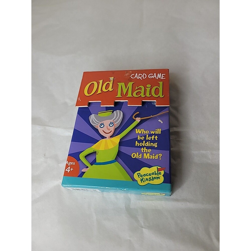 OLD MAID Card Game Peaceable Kingdom 2019 2-6 players 53 Cards